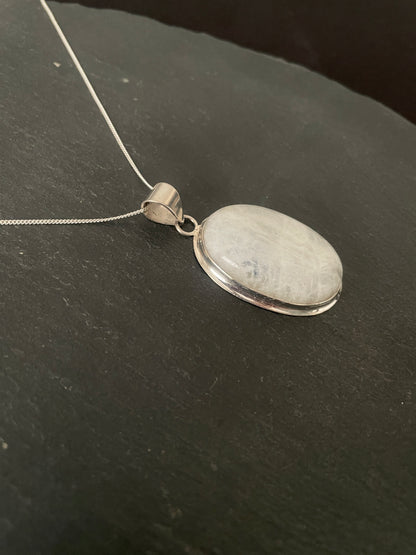 Large Oval Moonstone Pendant image 2