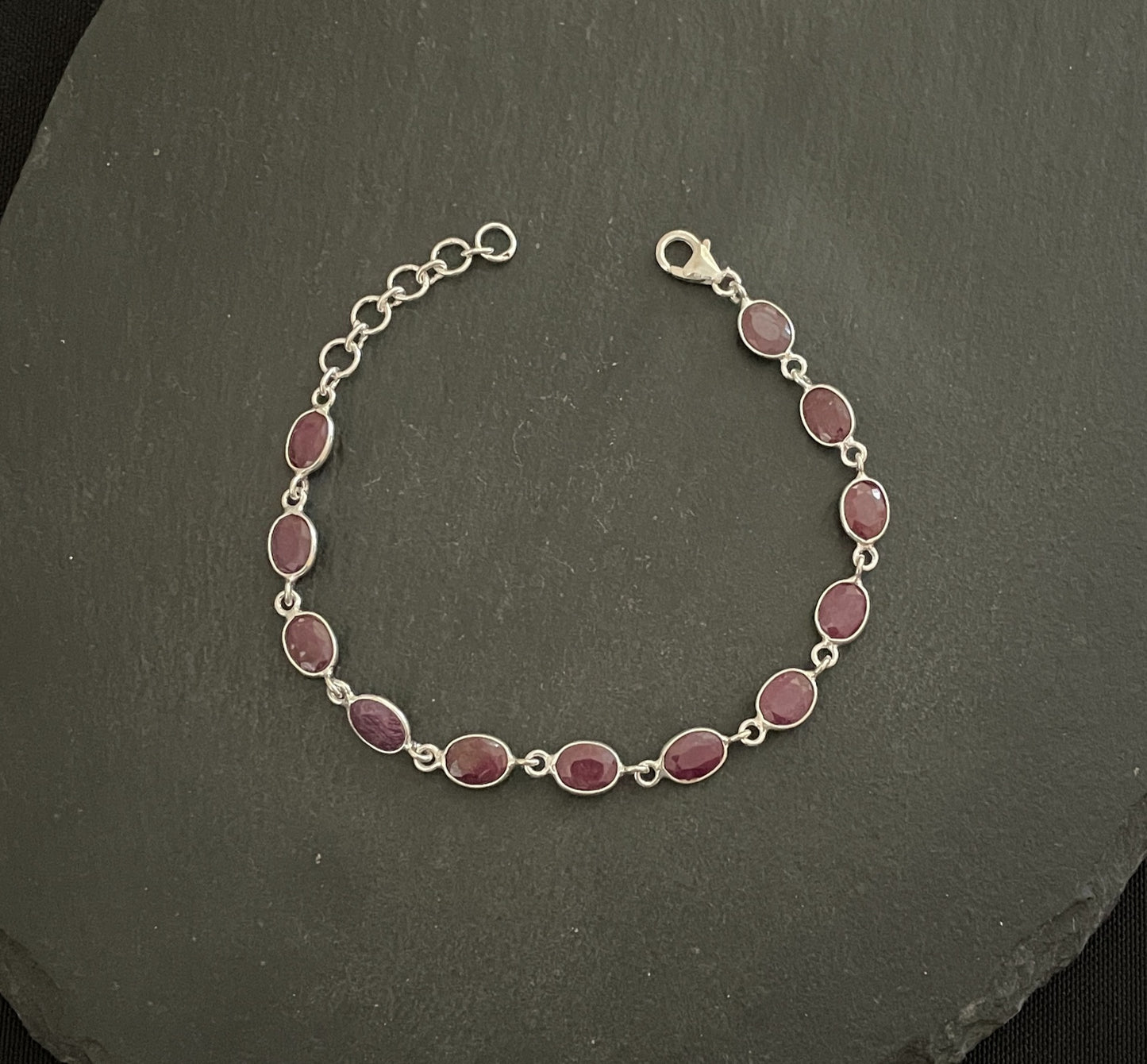Oval Ruby Bracelet image 1