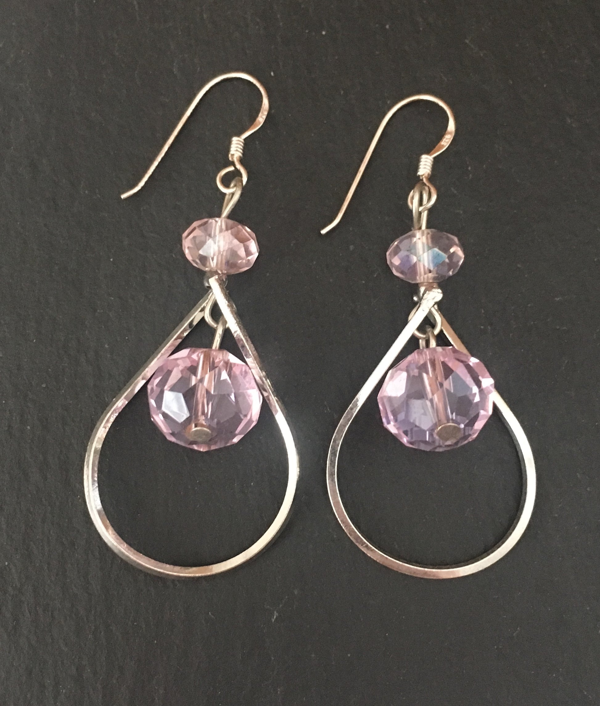 Pink Bead Earrings image 0