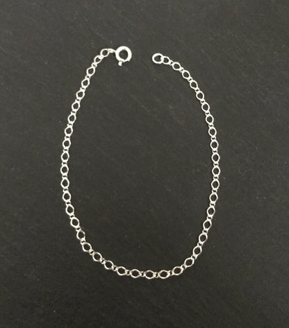 Sterling Silver Figaro Chain Bracelet image 1