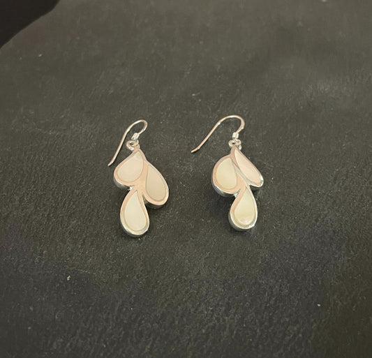 Teardrop Mother Of Pearl Earrings image 1