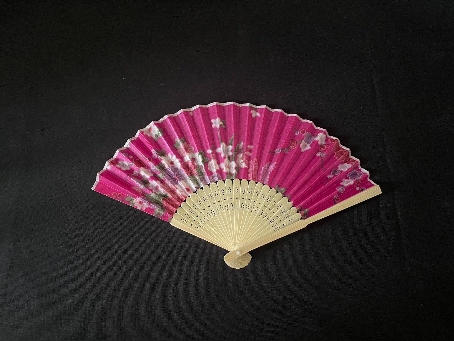 Hot Pink Handheld Fan image 0