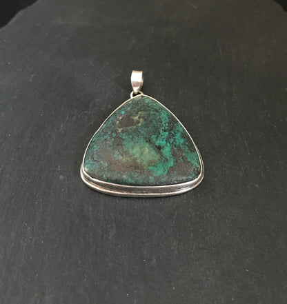 Turquoise Triangle Pendant image 2