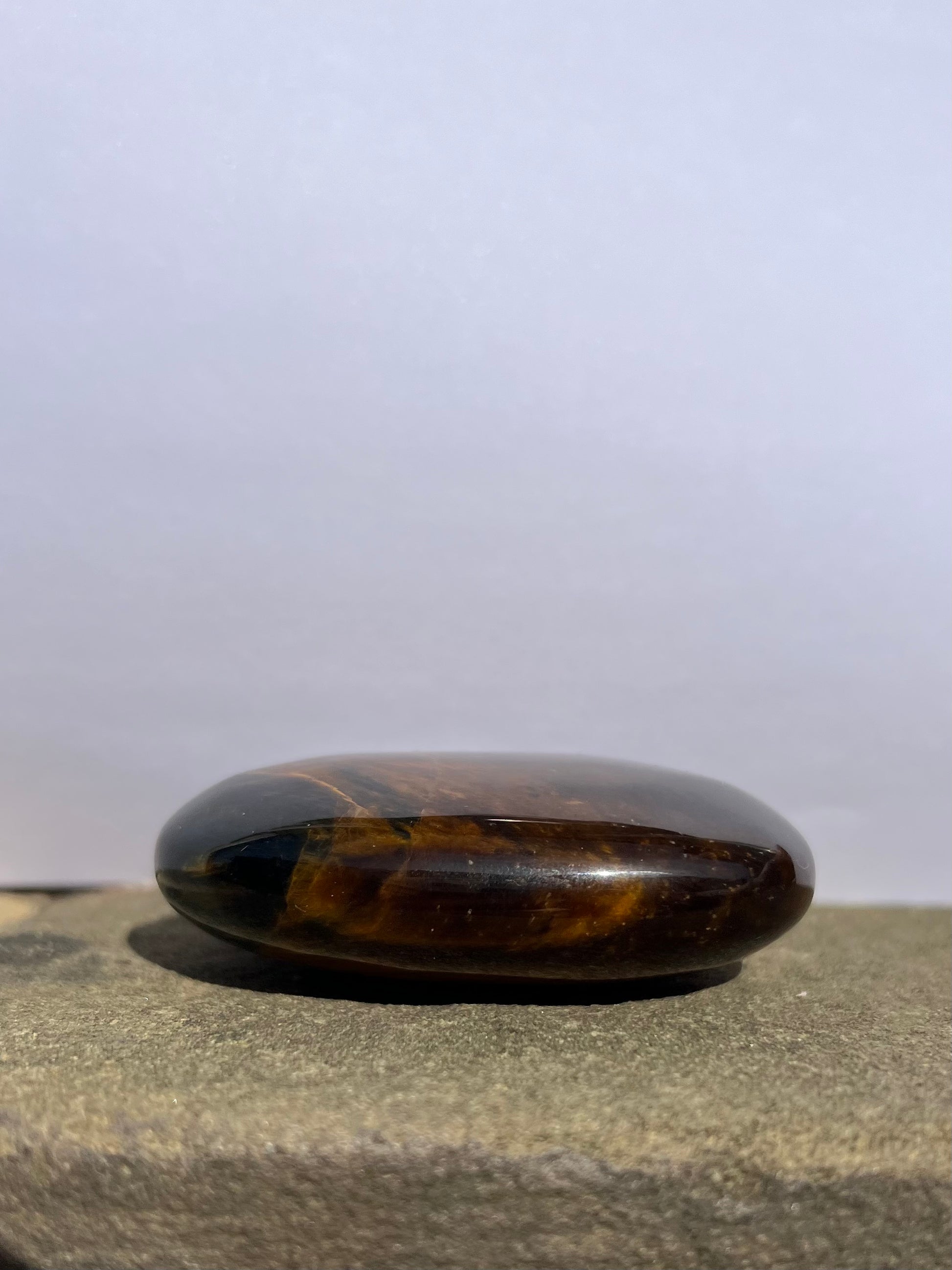 Tiger's Eye Palm Stone image 1