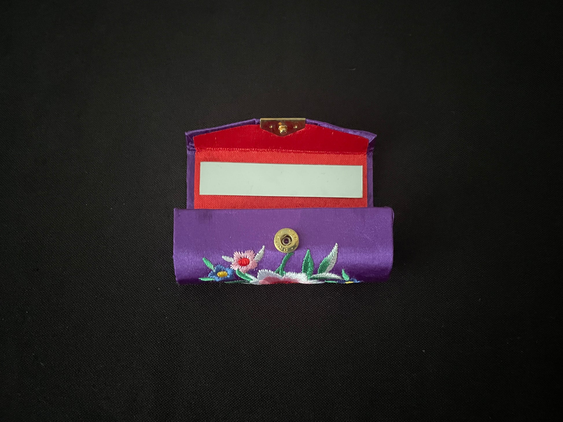 Embroided Flower Lipstick Case image 1