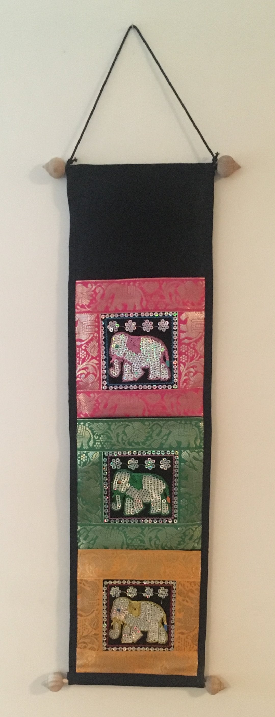 Pink, Green and Yellow Hanger image 0