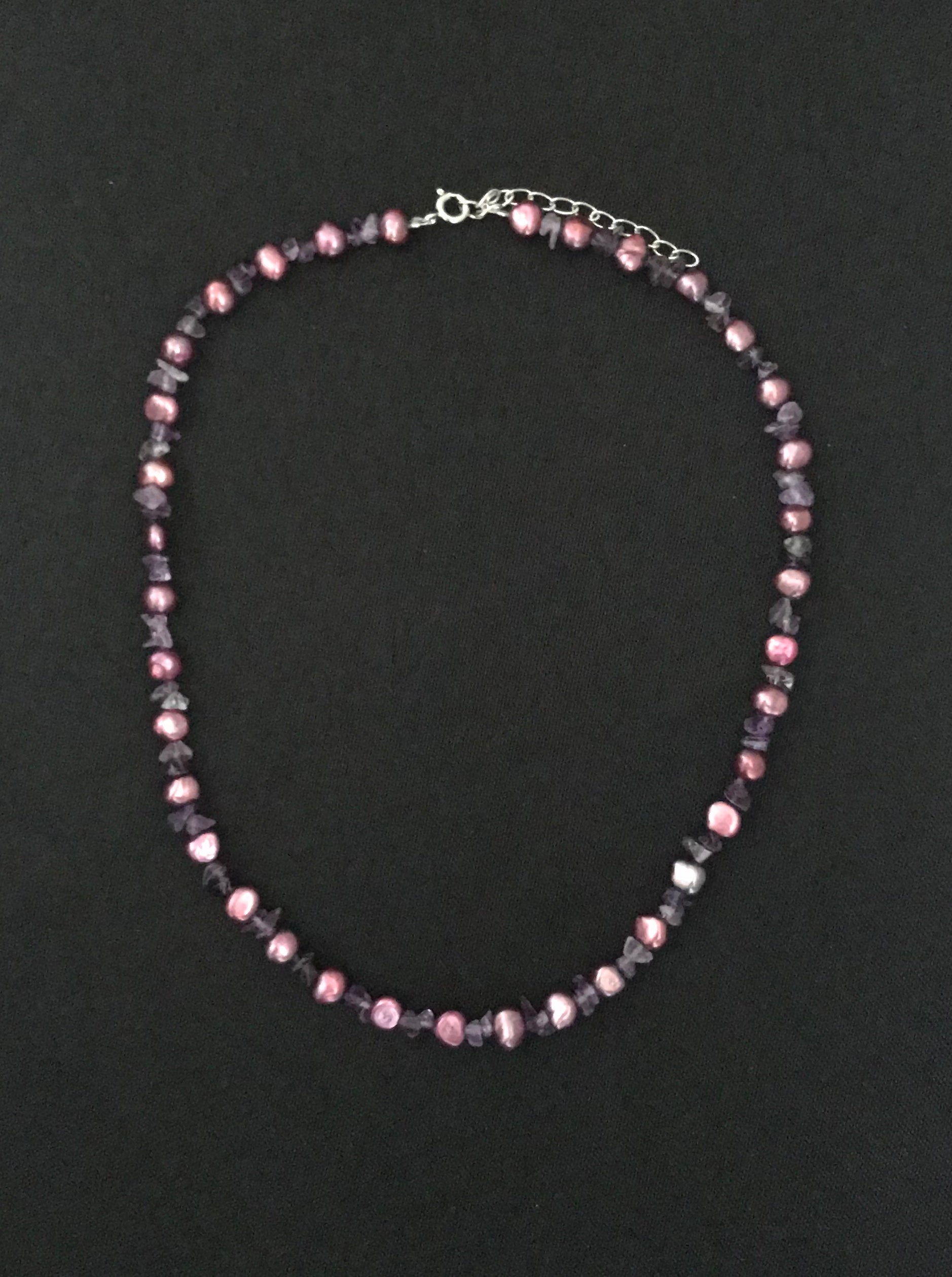 Pearl and Gemstone Necklace image 0