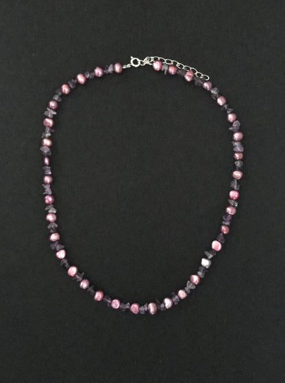 Pearl and Gemstone Necklace image 0