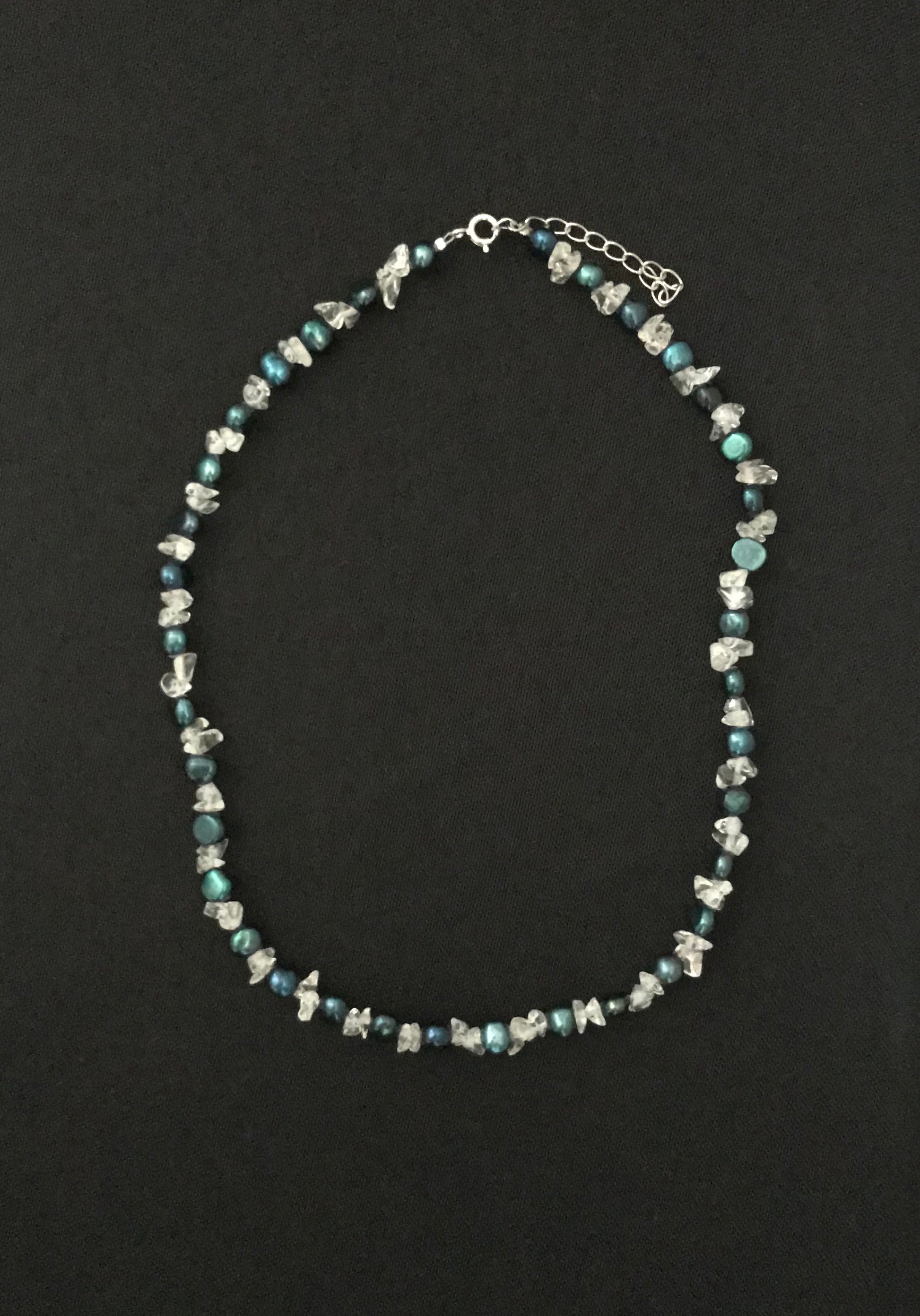Pearl and Gemstone Necklace image 1