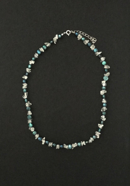 Pearl and Gemstone Necklace image 1