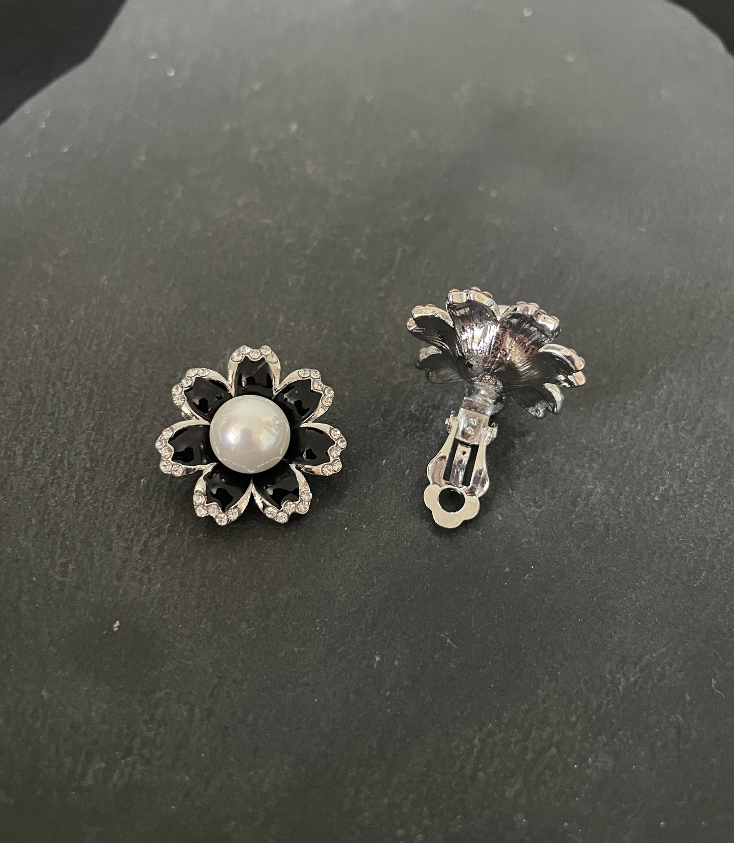 Flower Clip On Earrings image 1