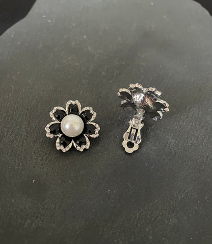 Flower Clip On Earrings image 1