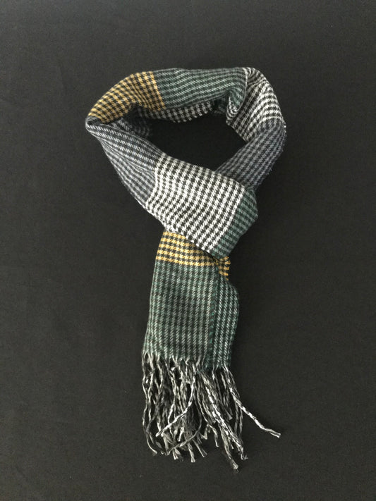 Grey Checked Scarf image 0