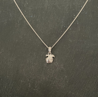 Cubic Zirconia Apple Pendant image 0