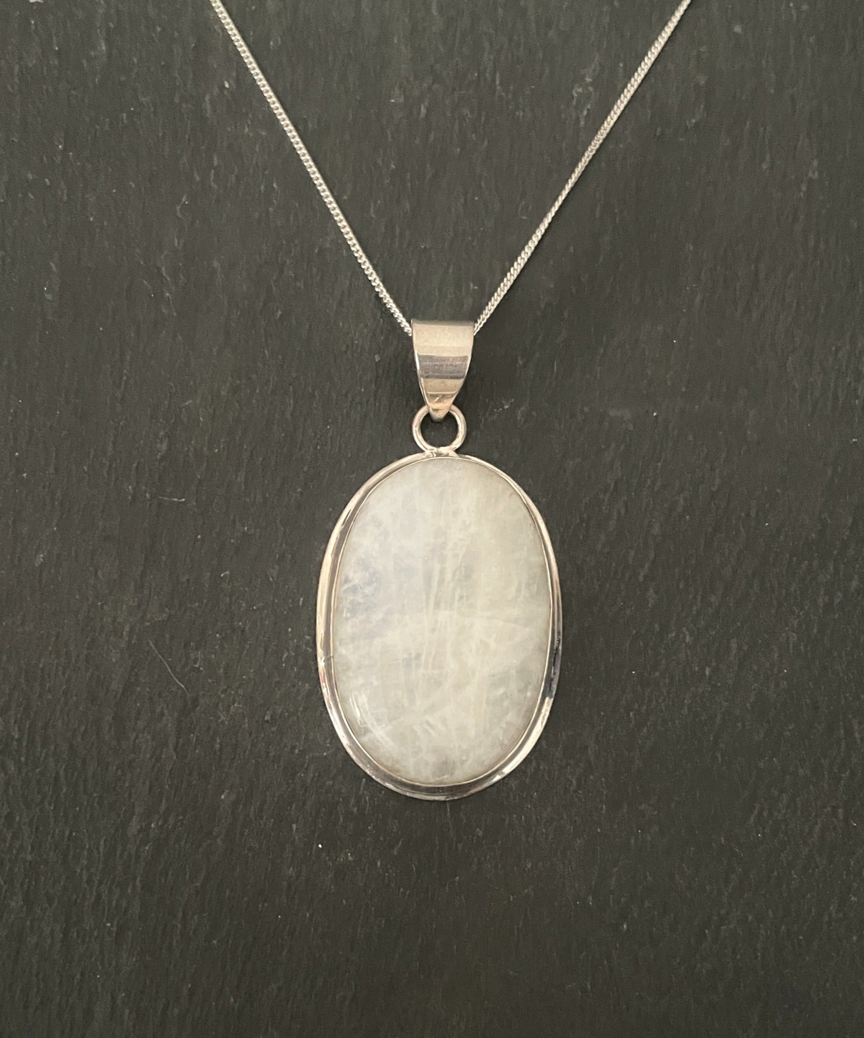 Large Oval Moonstone Pendant image 0