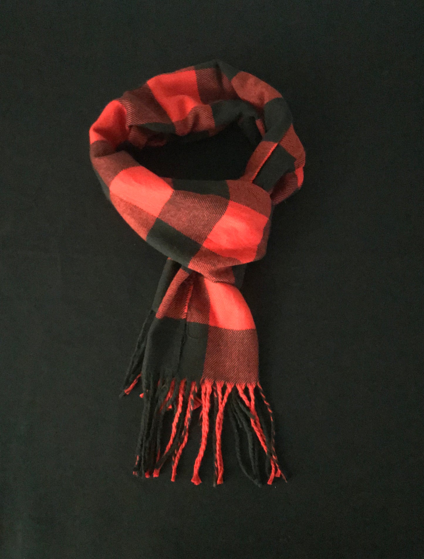 Red Checked Scarf image 0