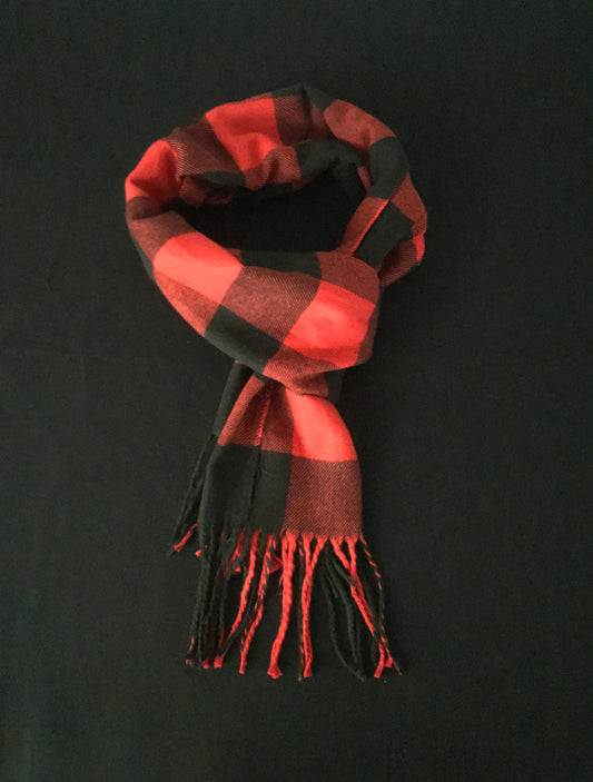 Red Checked Scarf image 0