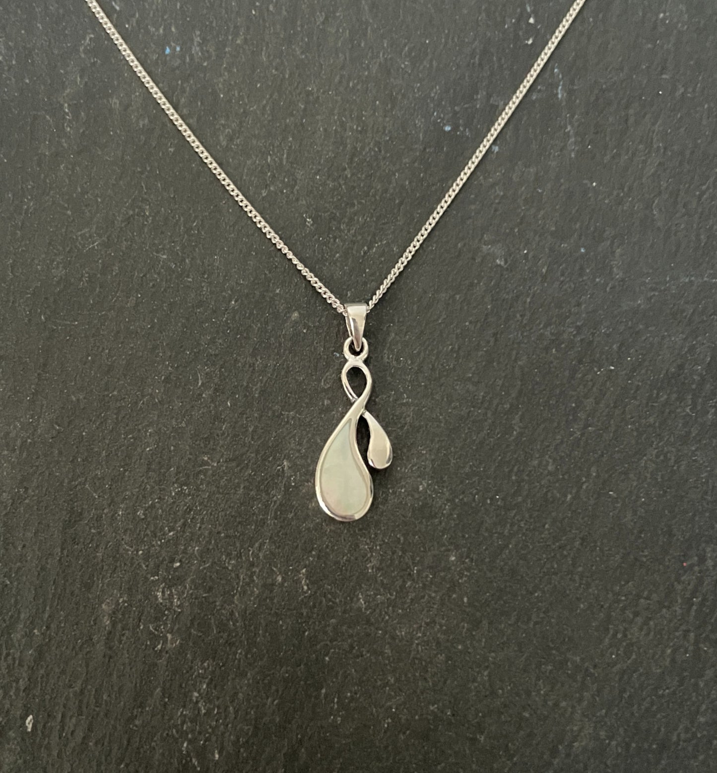 Mother of Pearl Teardrop Pendant image 0