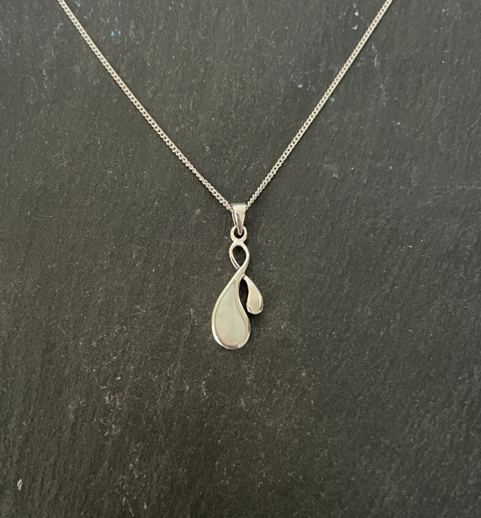 Mother of Pearl Teardrop Pendant image 0