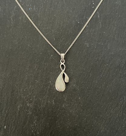 Mother of Pearl Teardrop Pendant image 0
