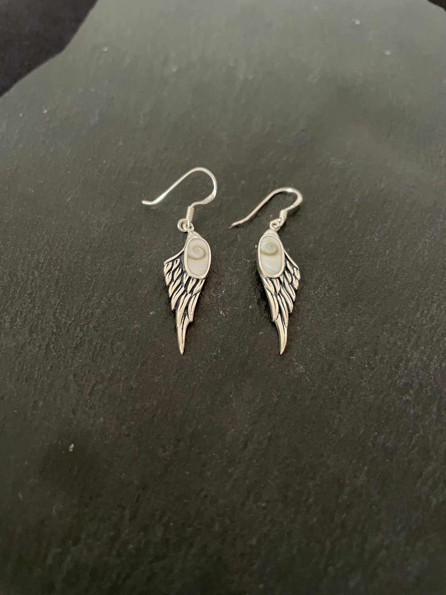 Shiva Shell Angel Wing Earrings image 1