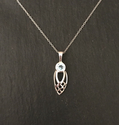 Blue Topaz Pendant image 0