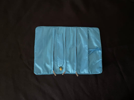 Light Blue Flower Jewellery Wrap