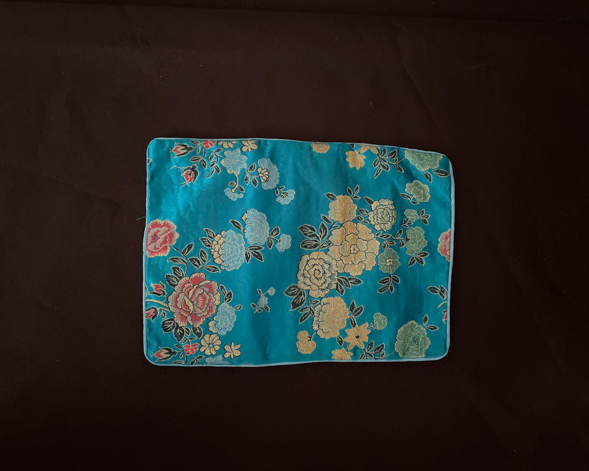 Light Blue Flower Jewellery Wrap