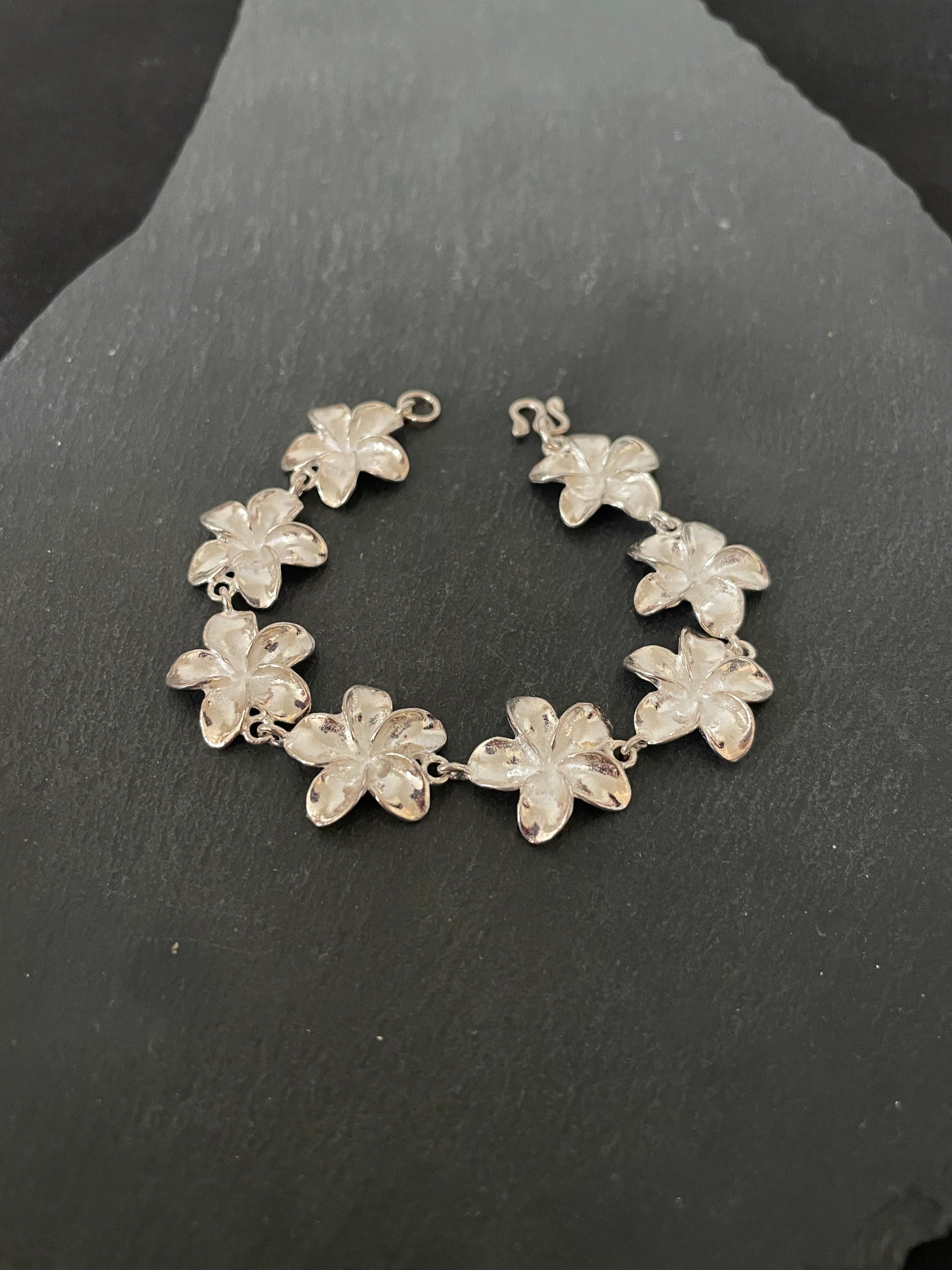 Sterling Silver Flower Bracelet image 0