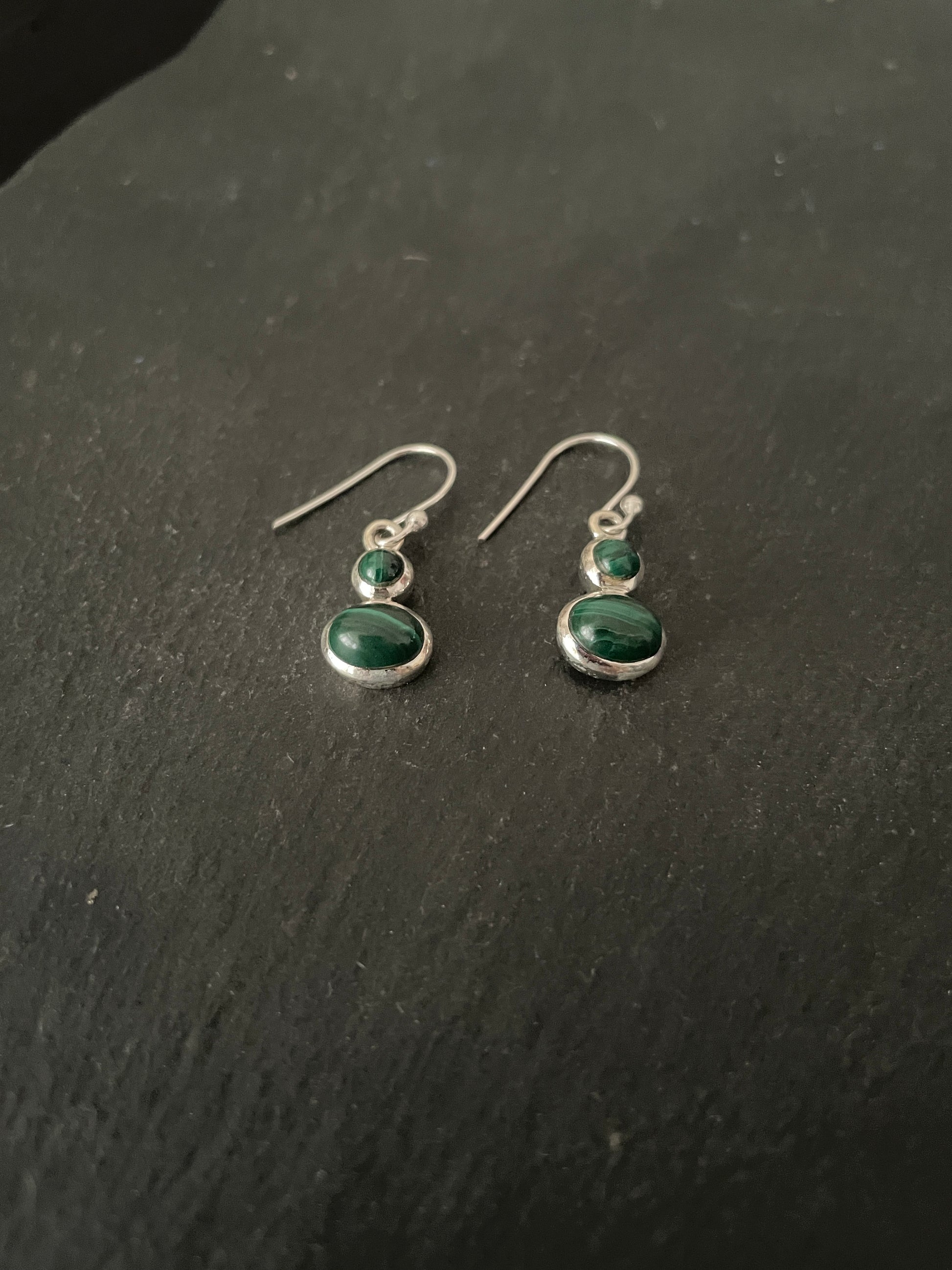 Malachite Earrings image 1