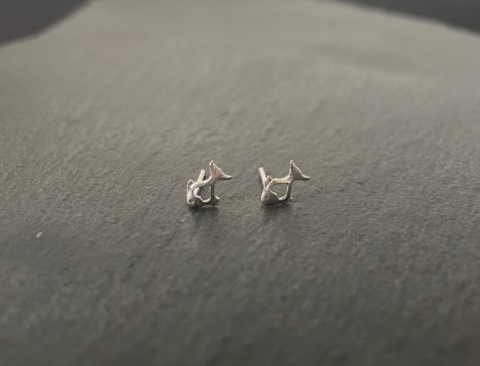 Silver Fish Studs image 0