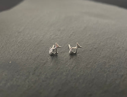 Silver Fish Studs image 0