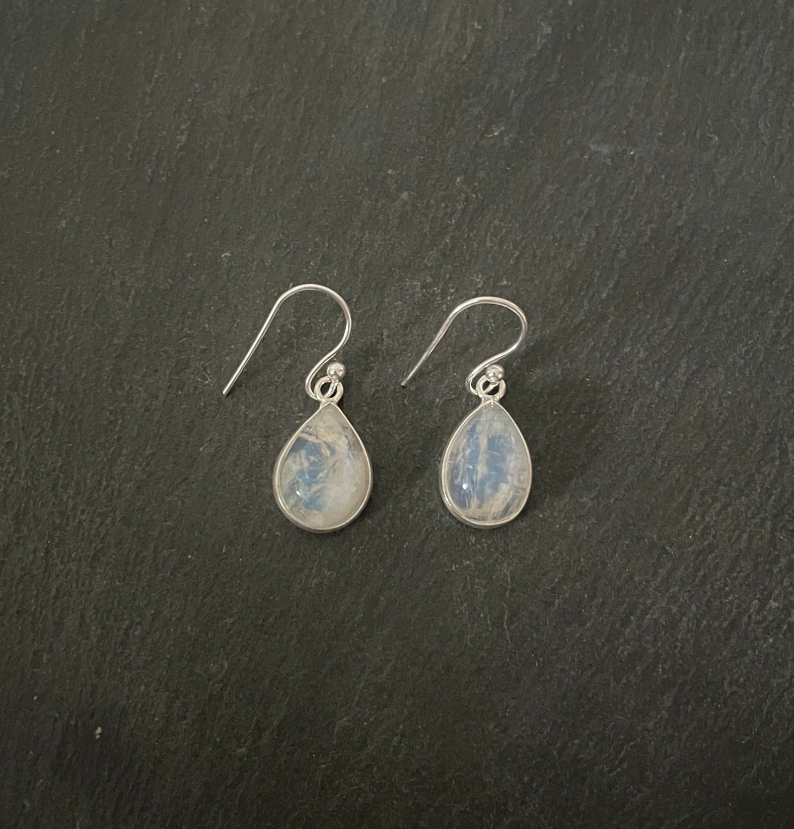 Moonstone Teardrop Earrings image 0