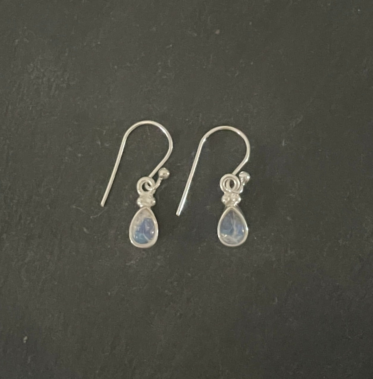 Moonstone Teardrop Earrings image 0