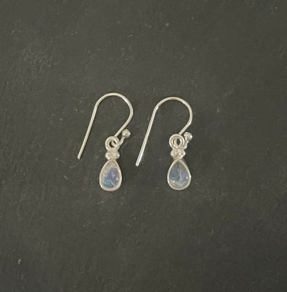 Moonstone Teardrop Earrings image 0
