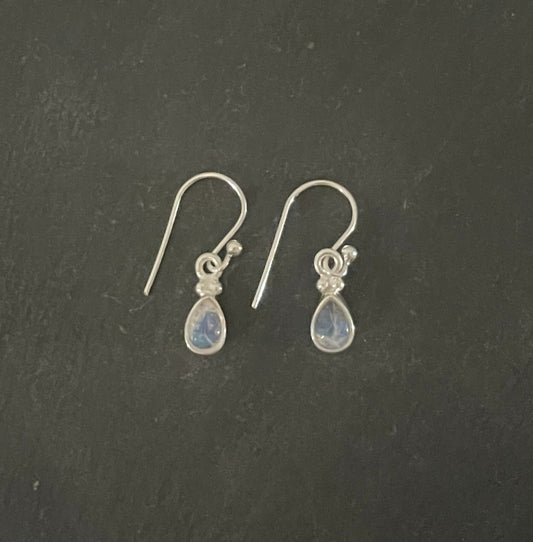 Moonstone Teardrop Earrings image 0