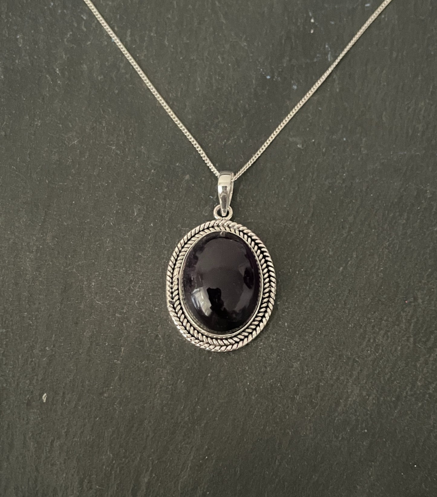 Amethyst Oval Pendant image 0