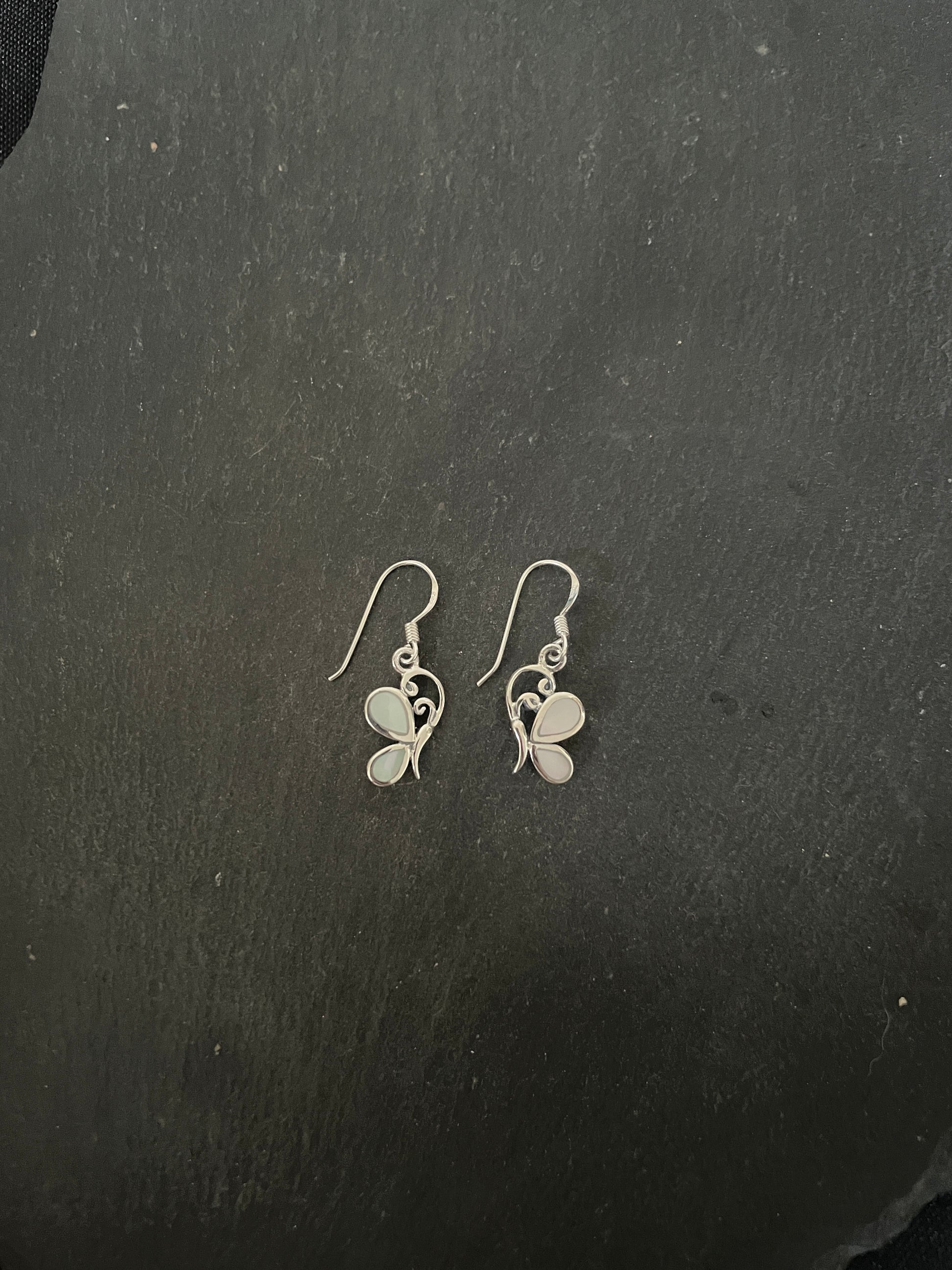 Mother Of Pearl Butterfly Earrings image 0