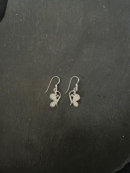 Mother Of Pearl Butterfly Earrings image 0