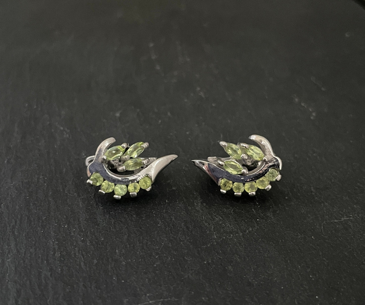 Peridot Stud Earrings image 0