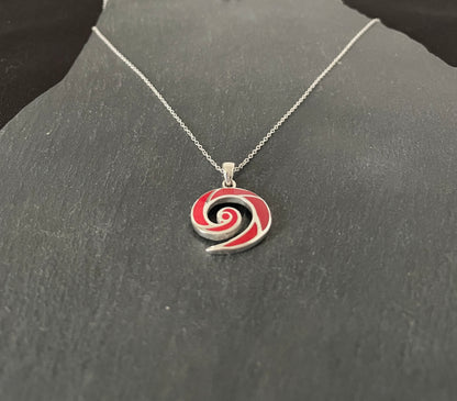 Coral Swirl Pendant image 1