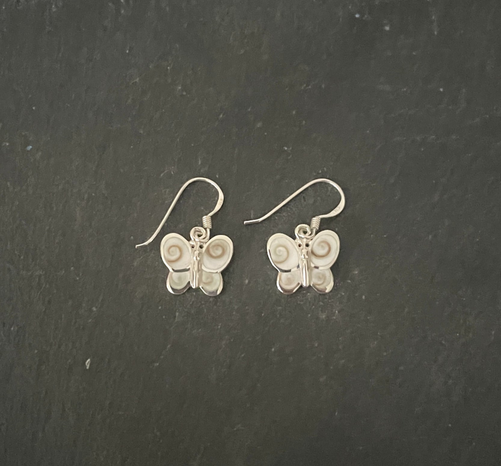 Butterfly Shiva Shell Earrings image 0