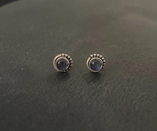 Labradorite Stud Earrings image 0
