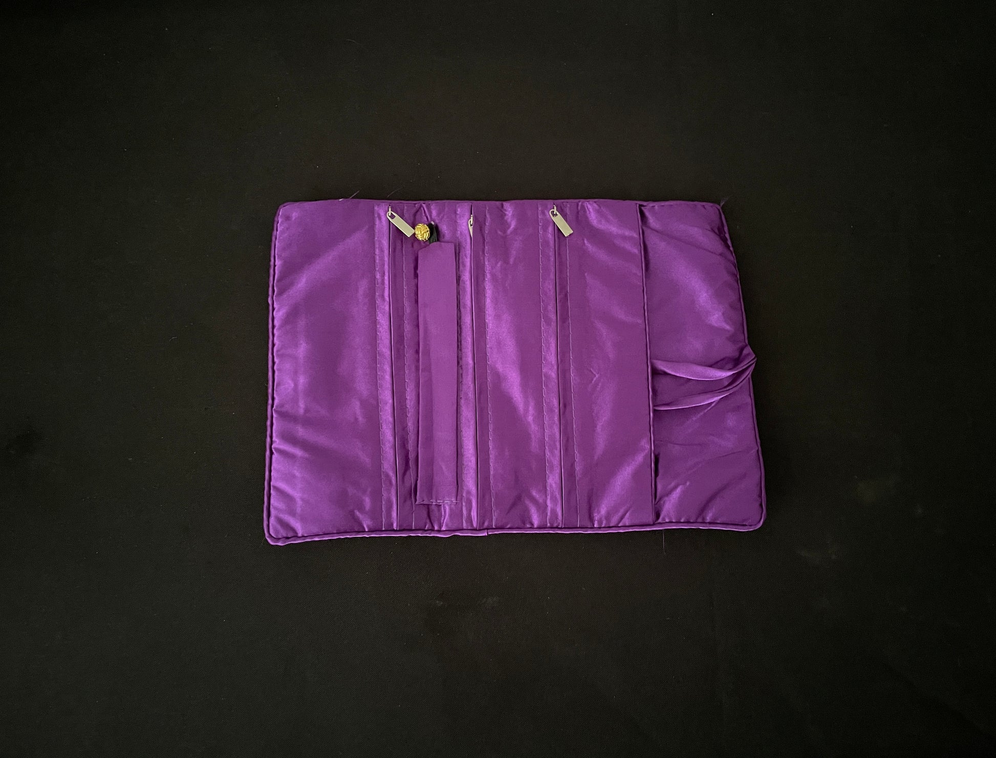 Purple and Gold Jewellery Wrap image 2