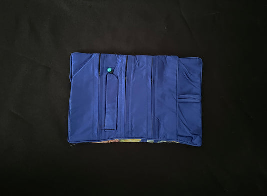 Blue Flower Jewellery Wrap