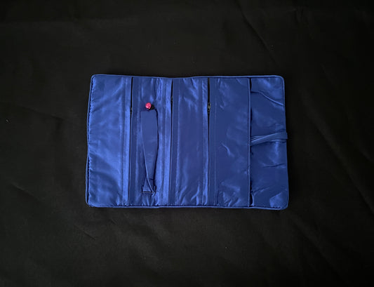 Blue Flower Jewellery Wrap