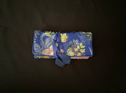 Blue Flower Jewellery Wrap