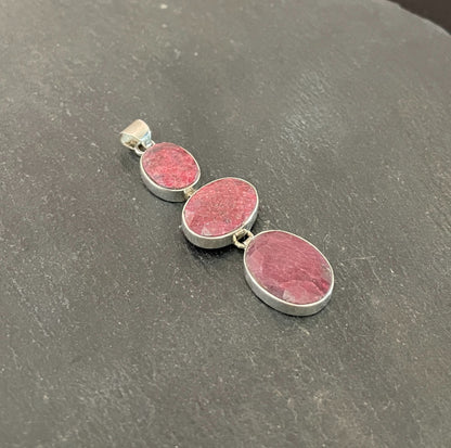Oval Ruby Pendant image 2