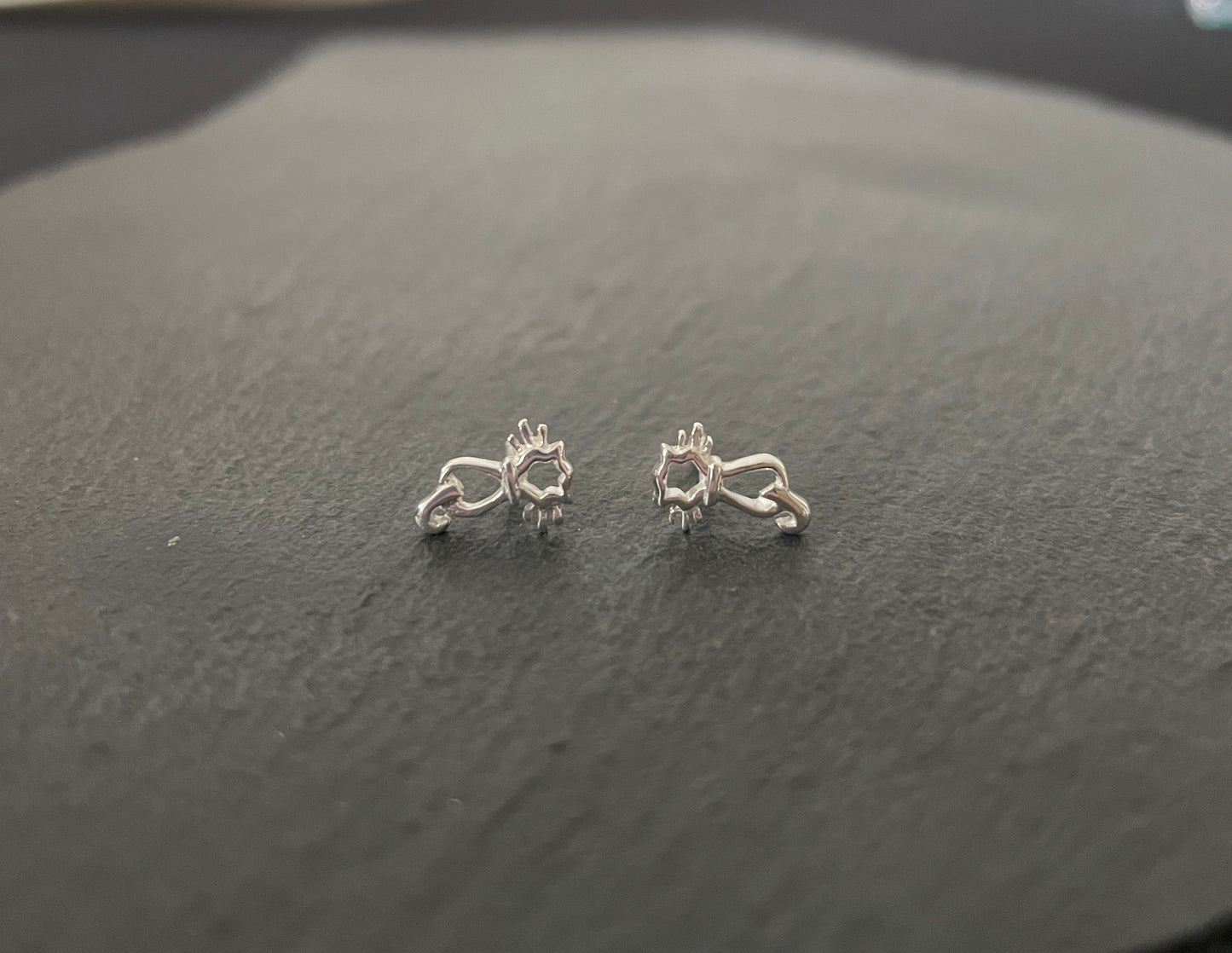 Silver Cat Studs image 0
