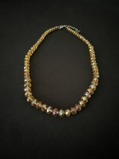 Gold Bead Necklace image 0